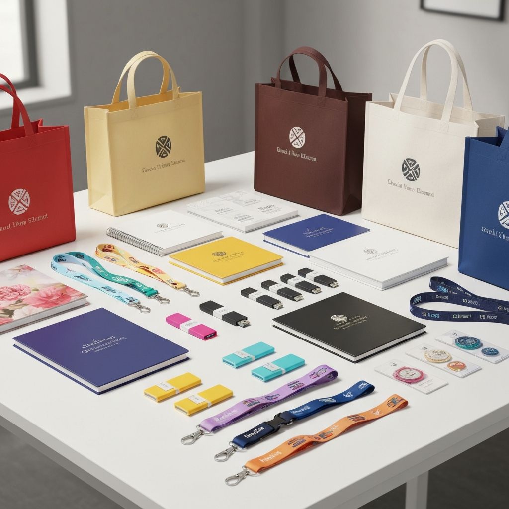 Brindes corporativos variados